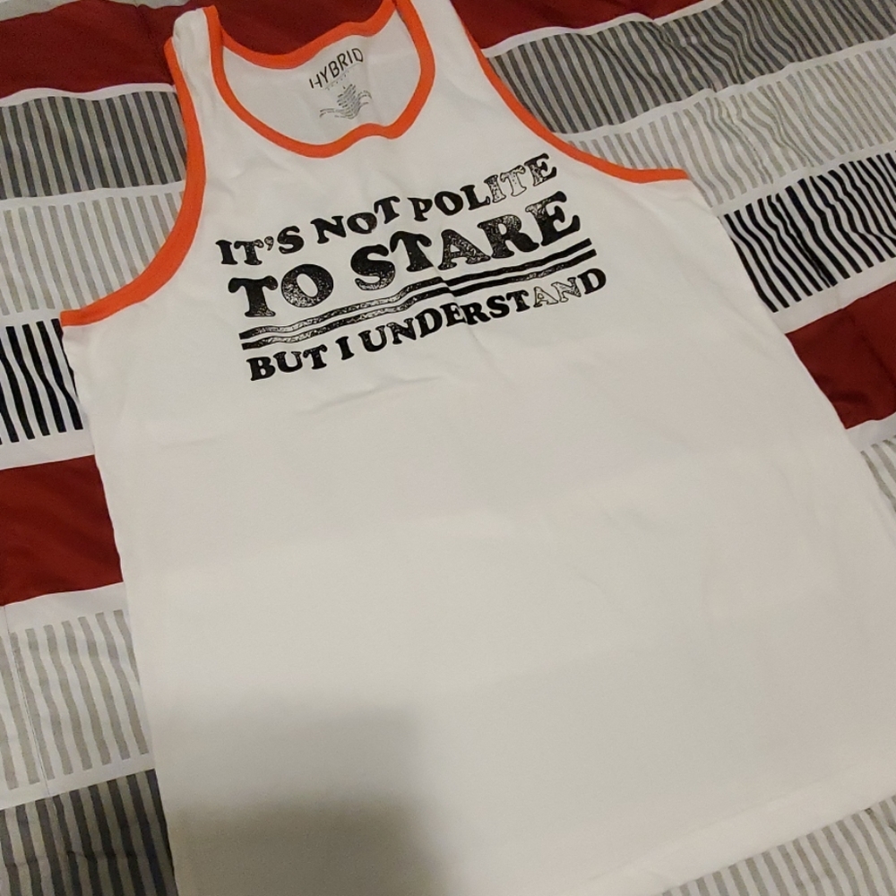LG "Not Polite To Stare" tank